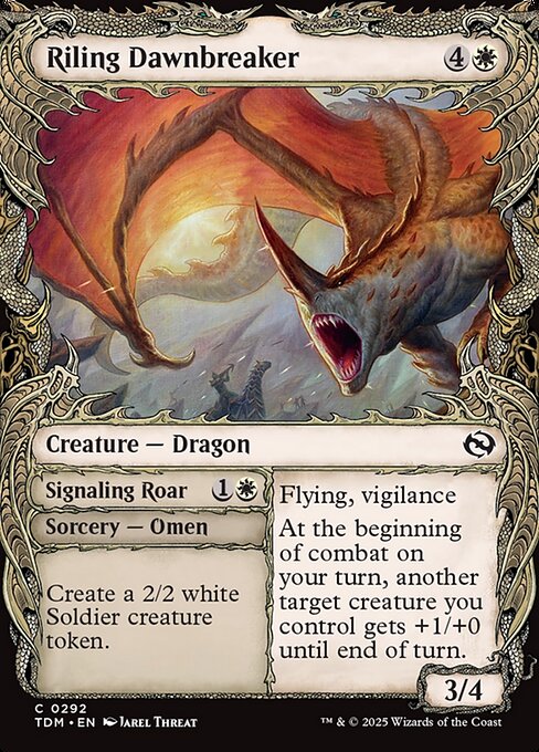 Riling Dawnbreaker // Signaling Roar - catalogue image