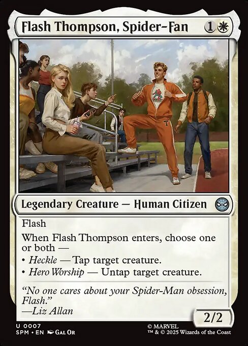 Flash Thompson, Spider-Fan - catalogue image