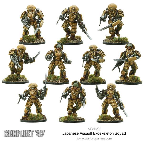 Konflikt '47 Japanese Assault Exoskeleton Squad