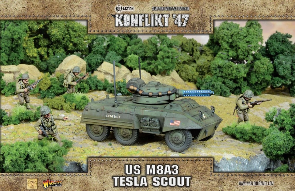 Konflikt '47 US M8A3 Tesla Scout - The Ork Forge