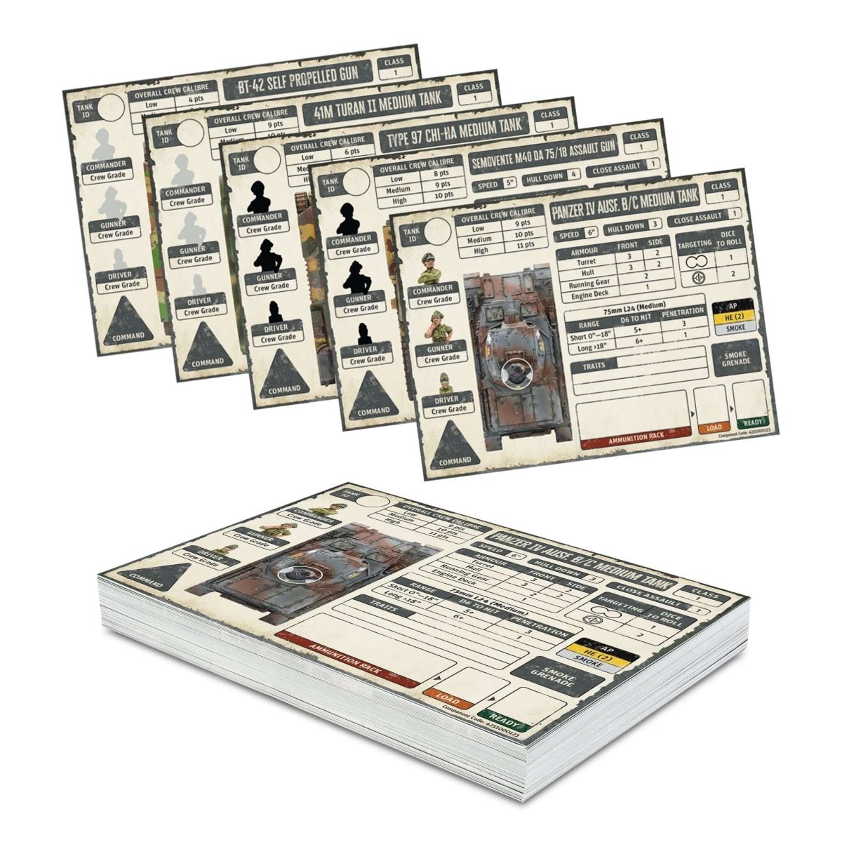 Achtung Panzer! Axis Card Pack - 38 cards - The Ork Forge