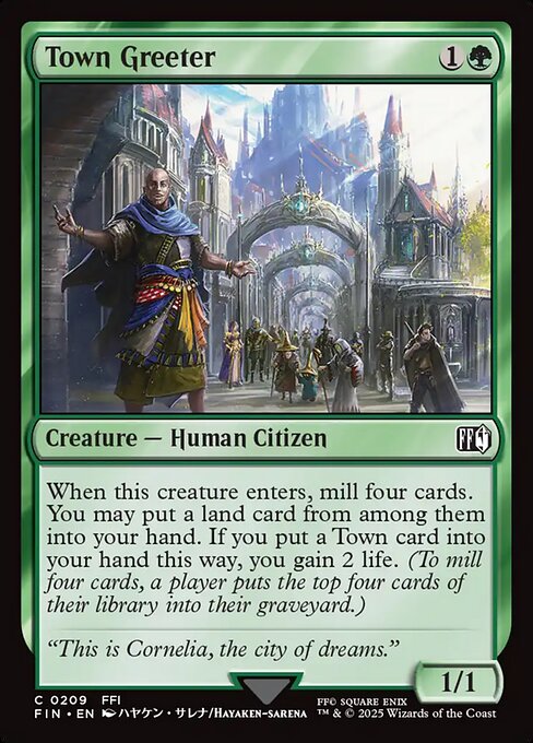 Town Greeter - catalogue image