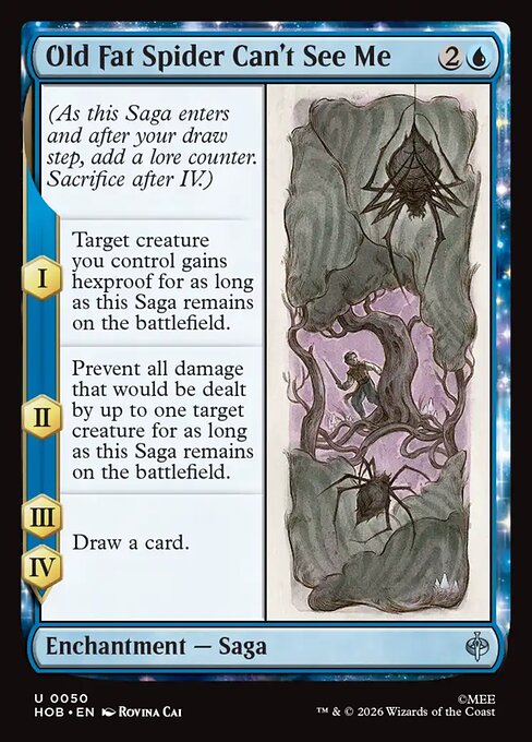 Old Fat Spider Can't See Me - catalogue image
