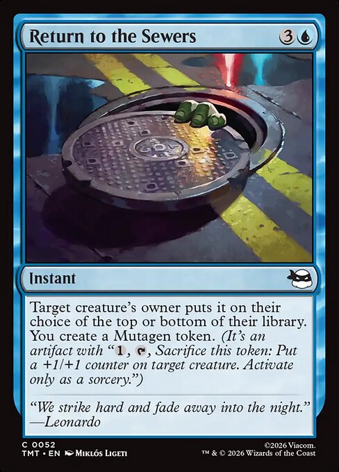 Return to the Sewers - catalogue image
