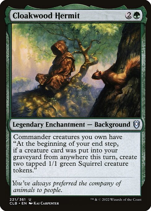 Cloakwood Hermit - catalogue image