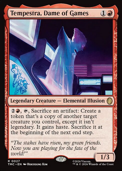 Tempestra, Dame of Games - catalogue image