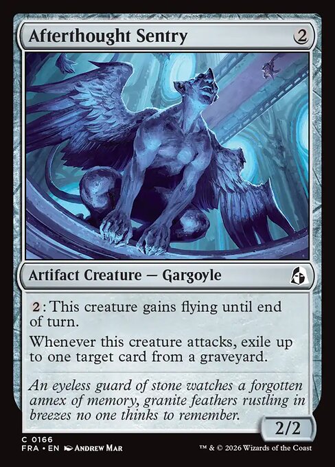 Afterthought Sentry - catalogue image