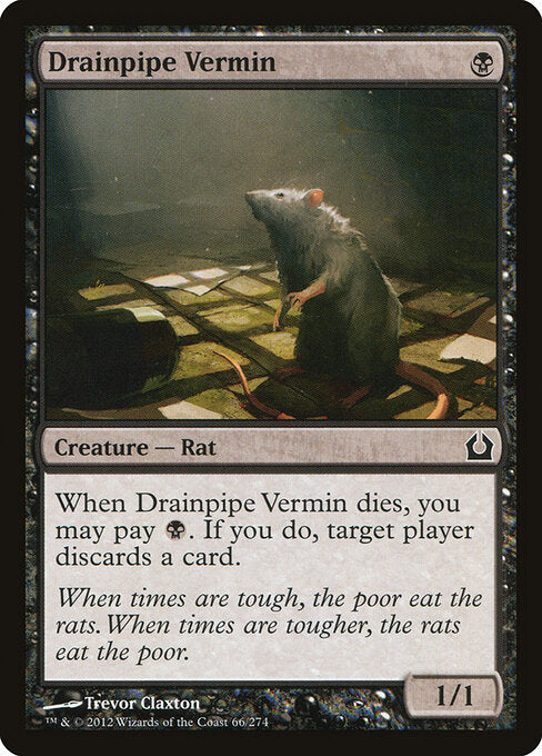 Drainpipe Vermin - catalogue image