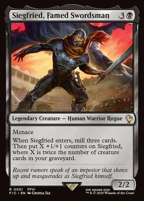 Siegfried, Famed Swordsman - catalogue image