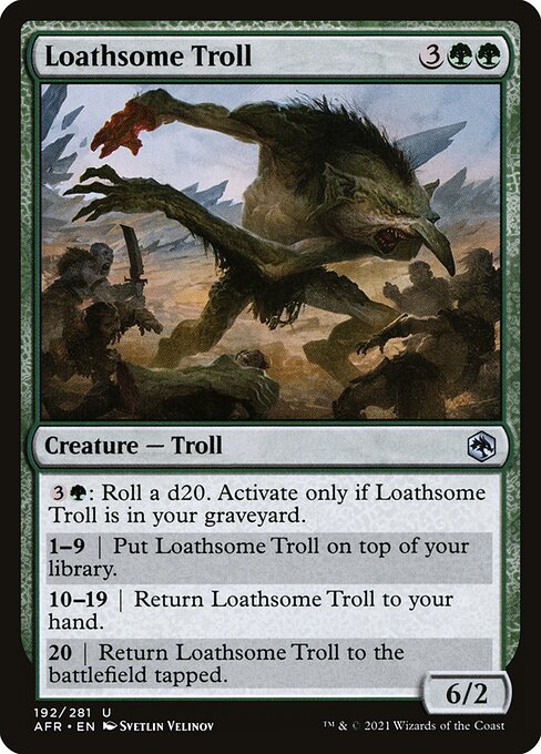 Loathsome Troll - catalogue image