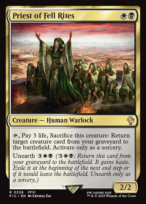 Priest of Fell Rites - catalogue image