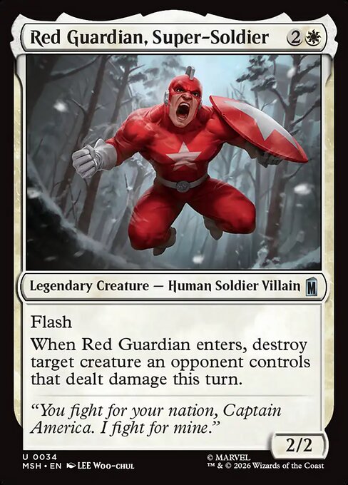 Red Guardian, Super-Soldier - catalogue image