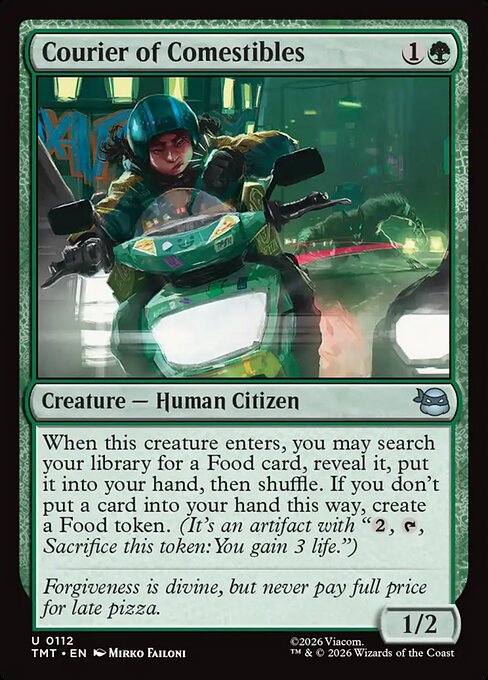 Courier of Comestibles - catalogue image