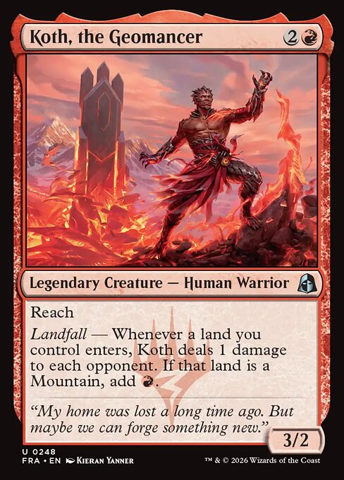 Koth, the Geomancer - catalogue image