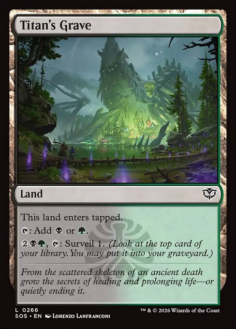 Titan's Grave - catalogue image