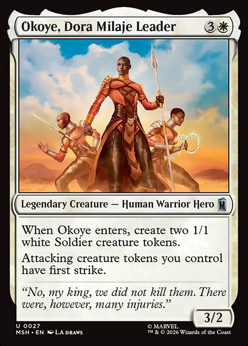 Okoye, Dora Milaje Leader - catalogue image