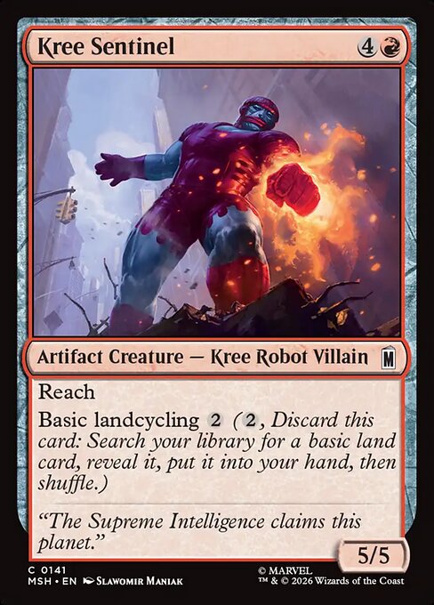 Kree Sentinel - catalogue image