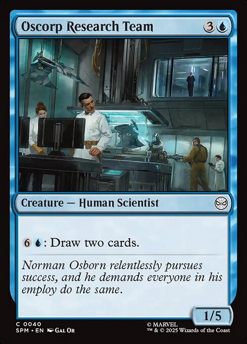 Oscorp Research Team - catalogue image