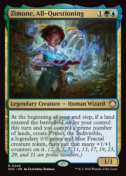 Zimone, All-Questioning - catalogue image