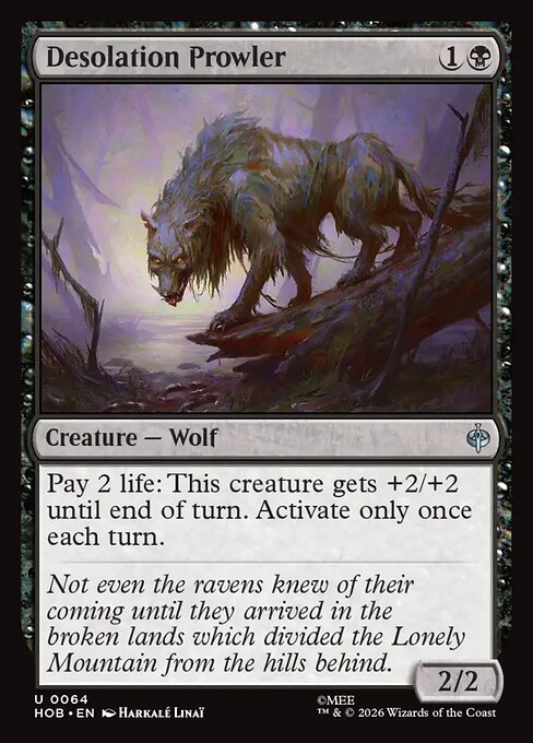 Desolation Prowler - catalogue image