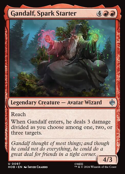 Gandalf, Spark Starter - catalogue image
