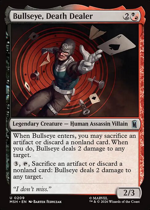 Bullseye, Death Dealer - catalogue image