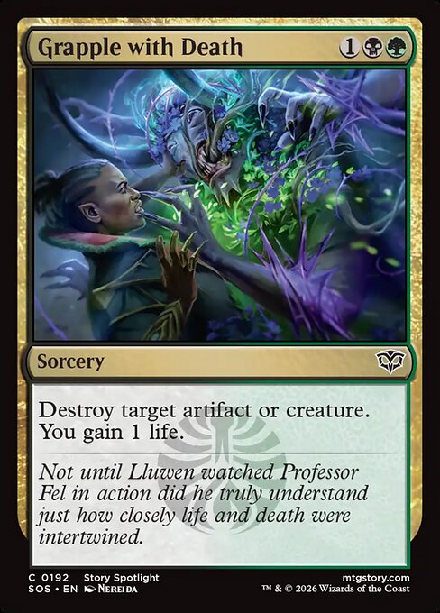 Grapple with Death - catalogue image