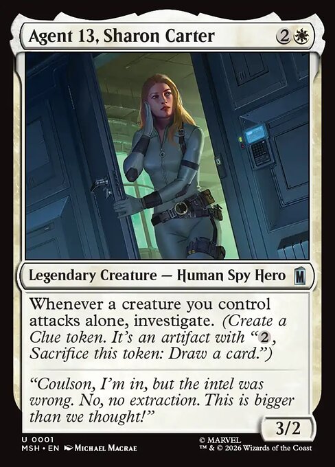 Agent 13, Sharon Carter - catalogue image