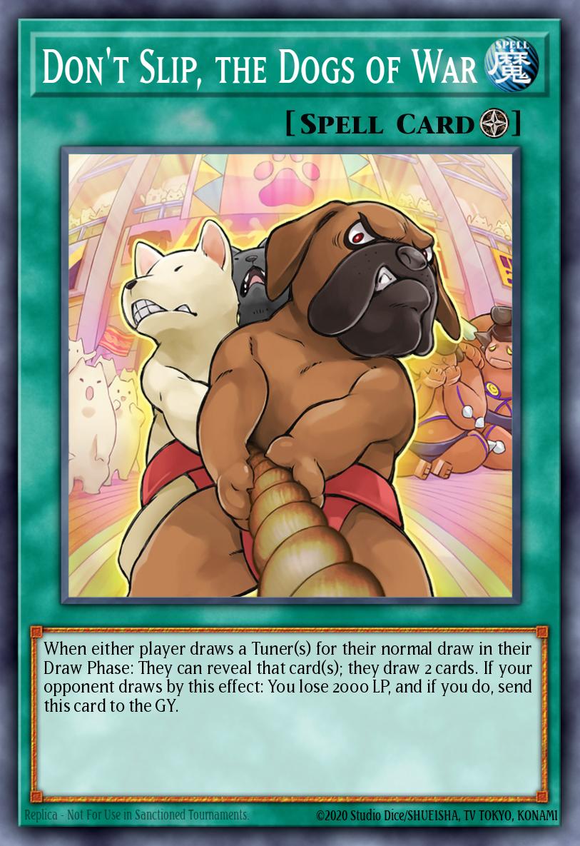 Don't Slip, the Dogs of War - catalogue image