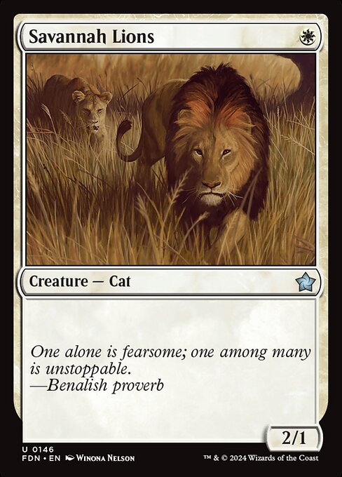 Savannah Lions - catalogue image