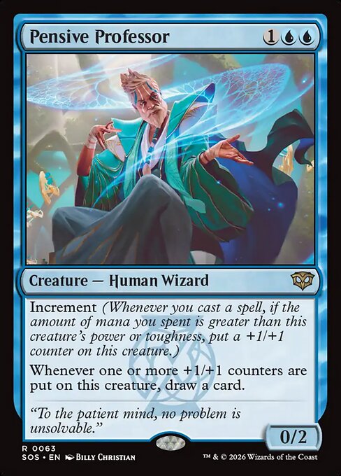 Pensive Professor - catalogue image