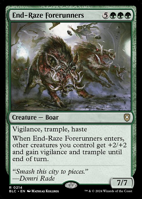 End-Raze Forerunners - catalogue image