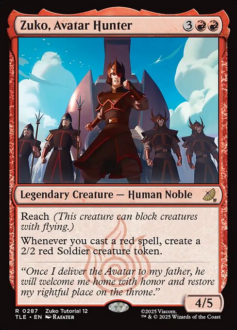 Zuko, Avatar Hunter - catalogue image