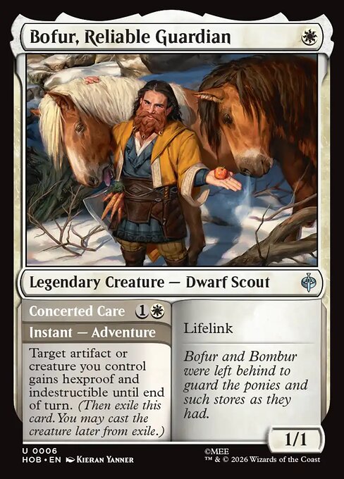 Bofur, Reliable Guardian // Concerted Care - catalogue image