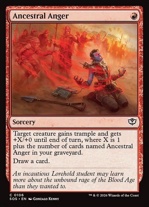 Ancestral Anger - catalogue image