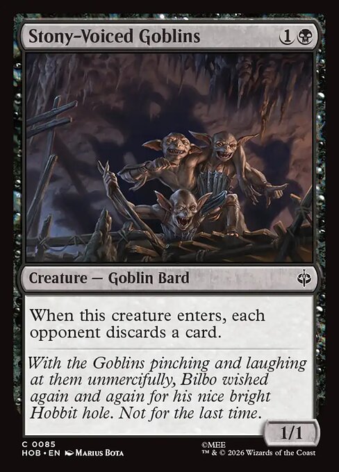 Stony-Voiced Goblins - catalogue image