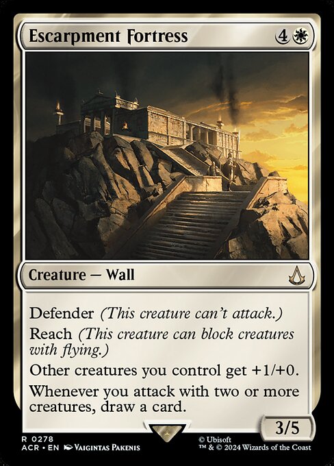 Escarpment Fortress - catalogue image