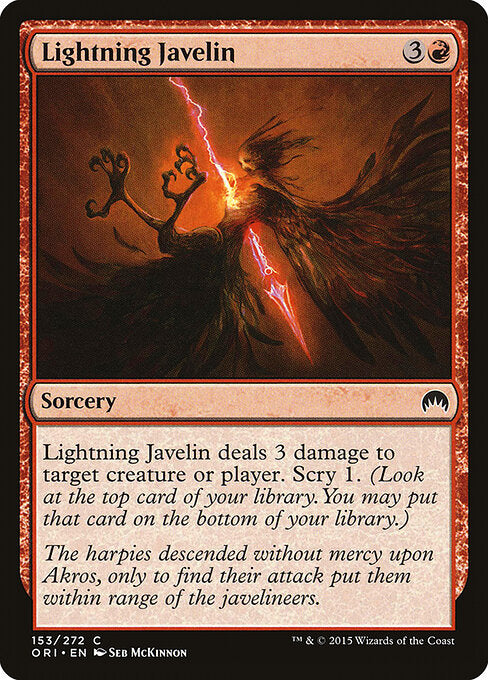 Lightning Javelin - catalogue image