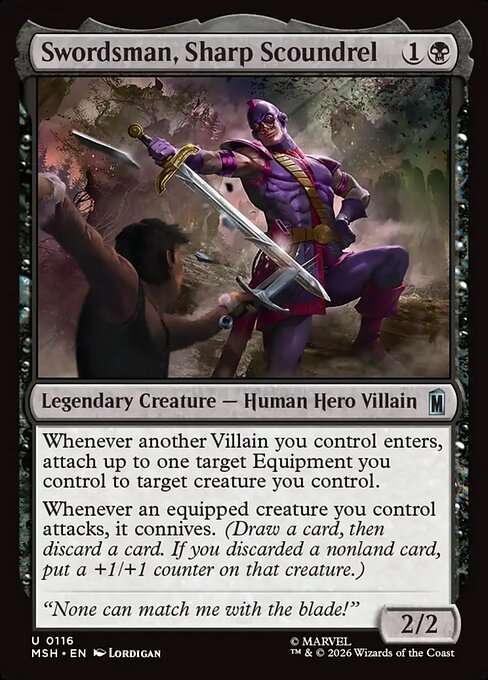 Swordsman, Sharp Scoundrel - catalogue image