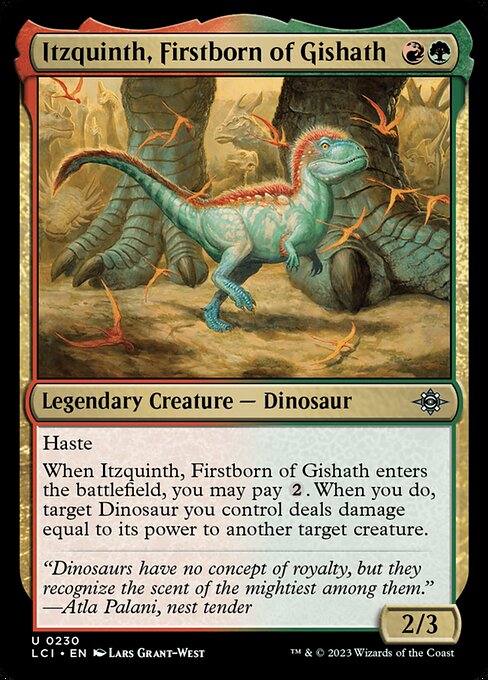 Itzquinth, Firstborn of Gishath - catalogue image