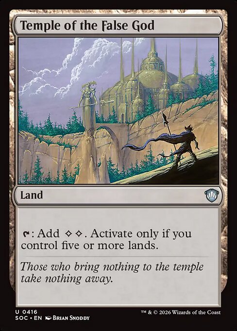 Temple of the False God - catalogue image