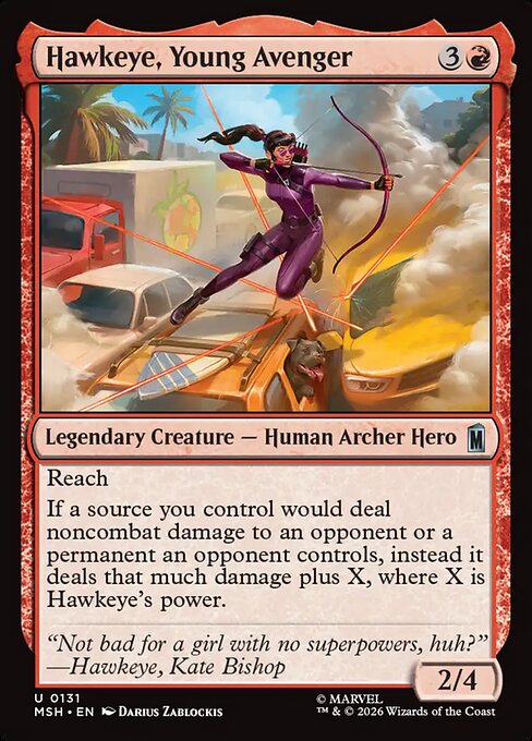 Hawkeye, Young Avenger - catalogue image