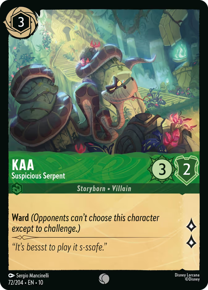 Kaa — Suspicious Serpent - catalogue image