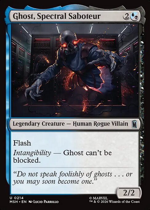 Ghost, Spectral Saboteur - catalogue image