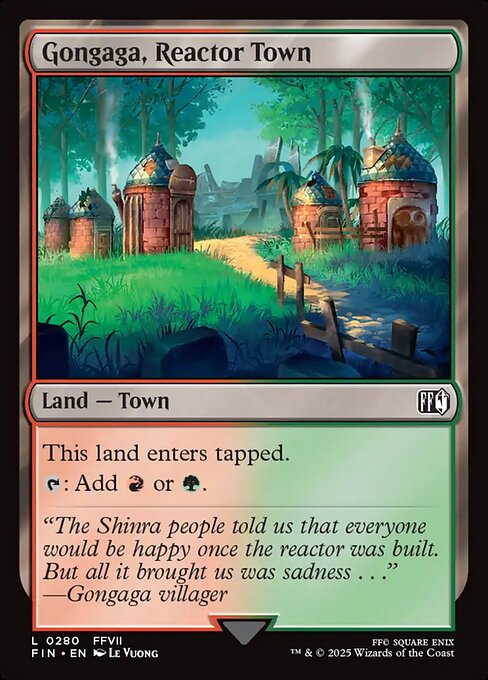 Gongaga, Reactor Town - catalogue image