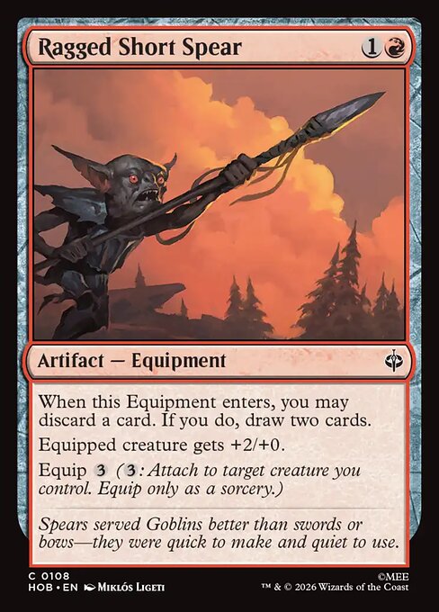Ragged Short Spear - catalogue image