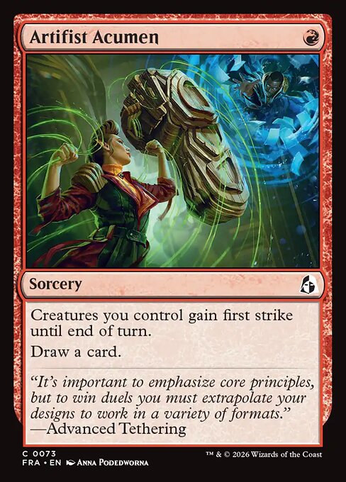 Artifist Acumen - catalogue image
