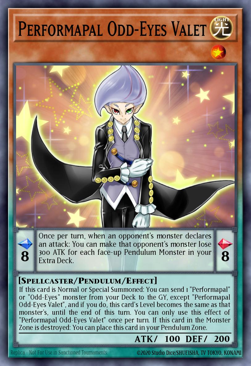 Performapal Odd-Eyes Valet - catalogue image
