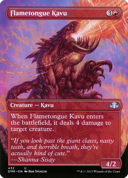 Flametongue Kavu - catalogue image