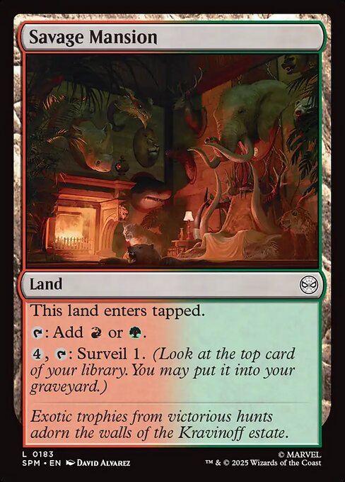 Savage Mansion - catalogue image